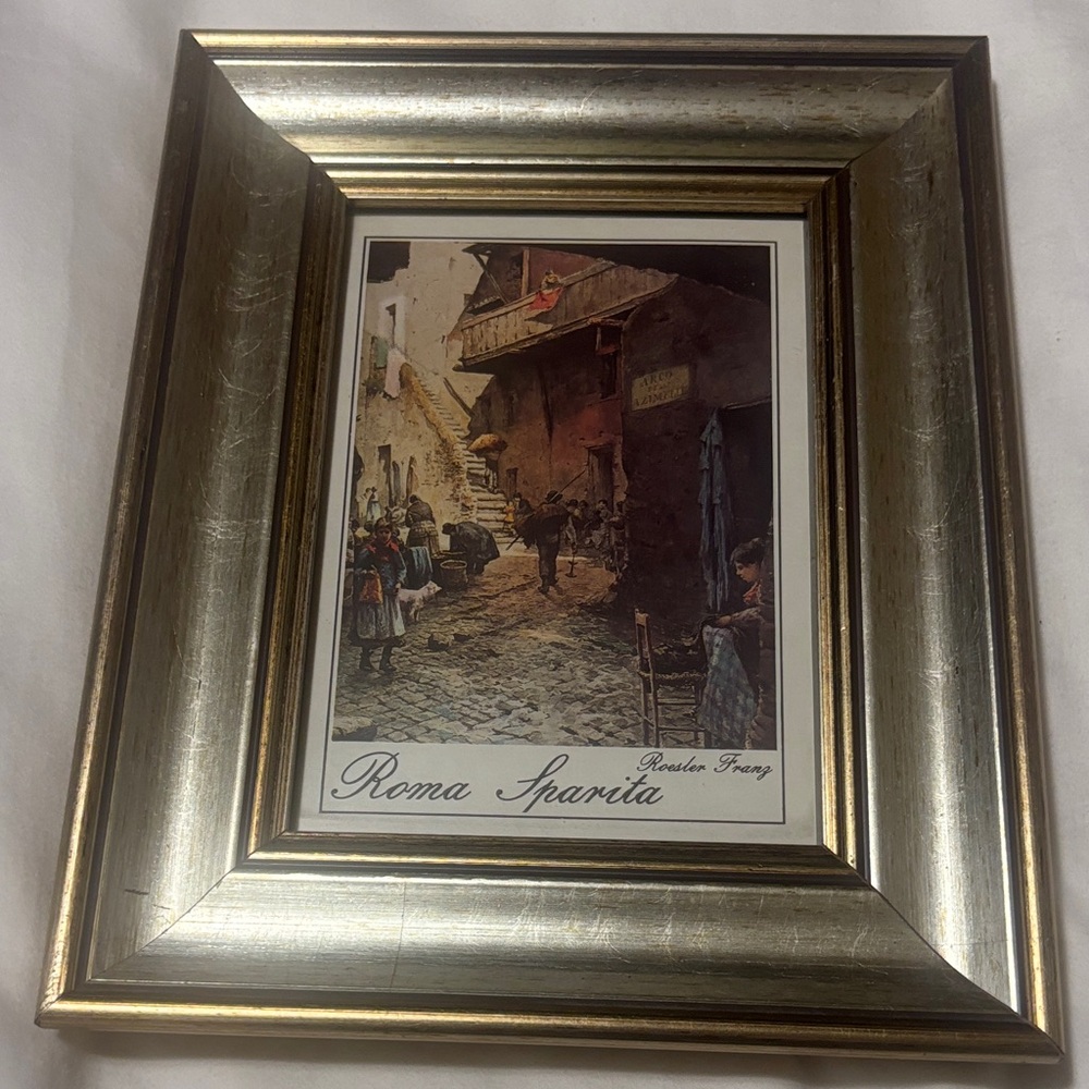 Elegant Gold Framed Art Print